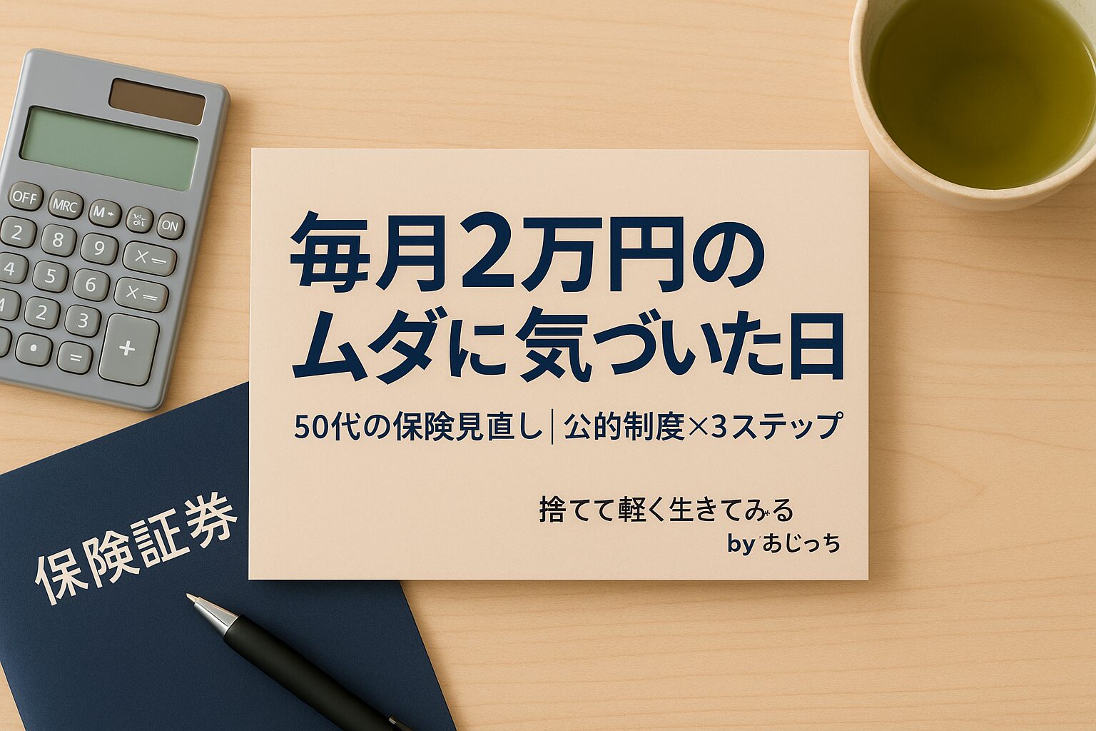 毎月2万円の無駄に気づいたことによって生活を見直すきっかけを提案する画像