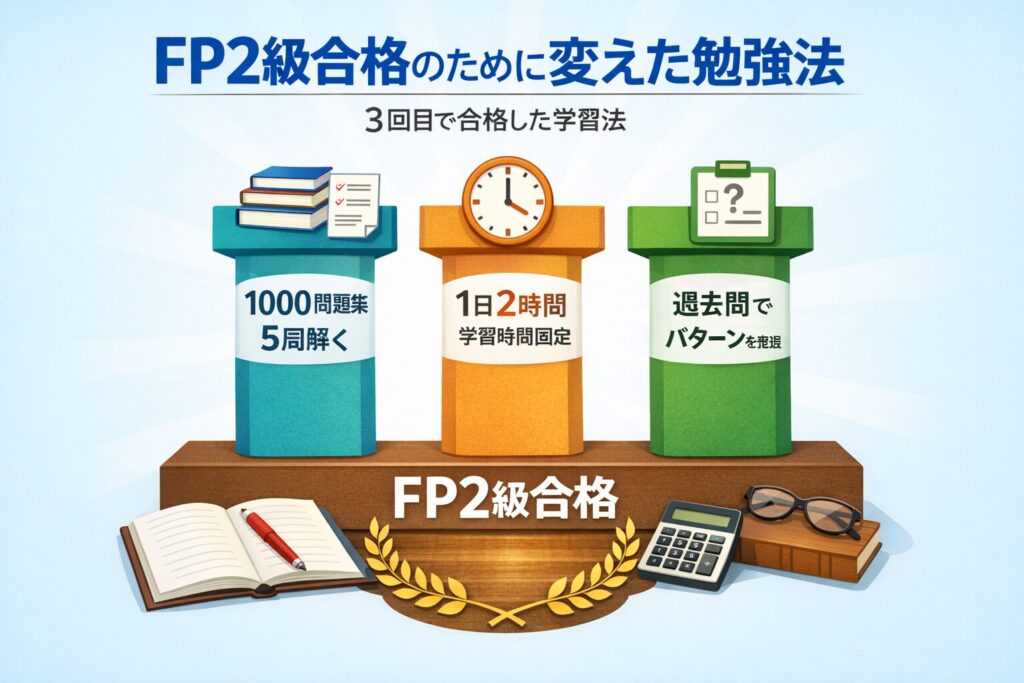 FP2級合格への勉強法を変えた画像