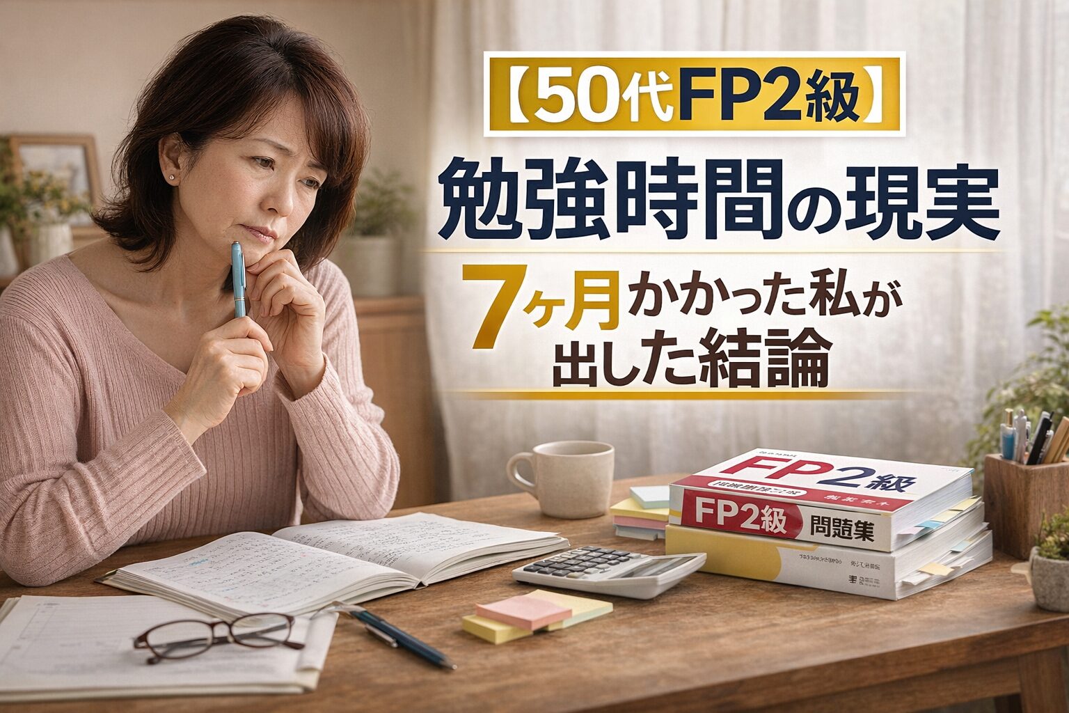 FP2級んお勉強時間の最適解の画像